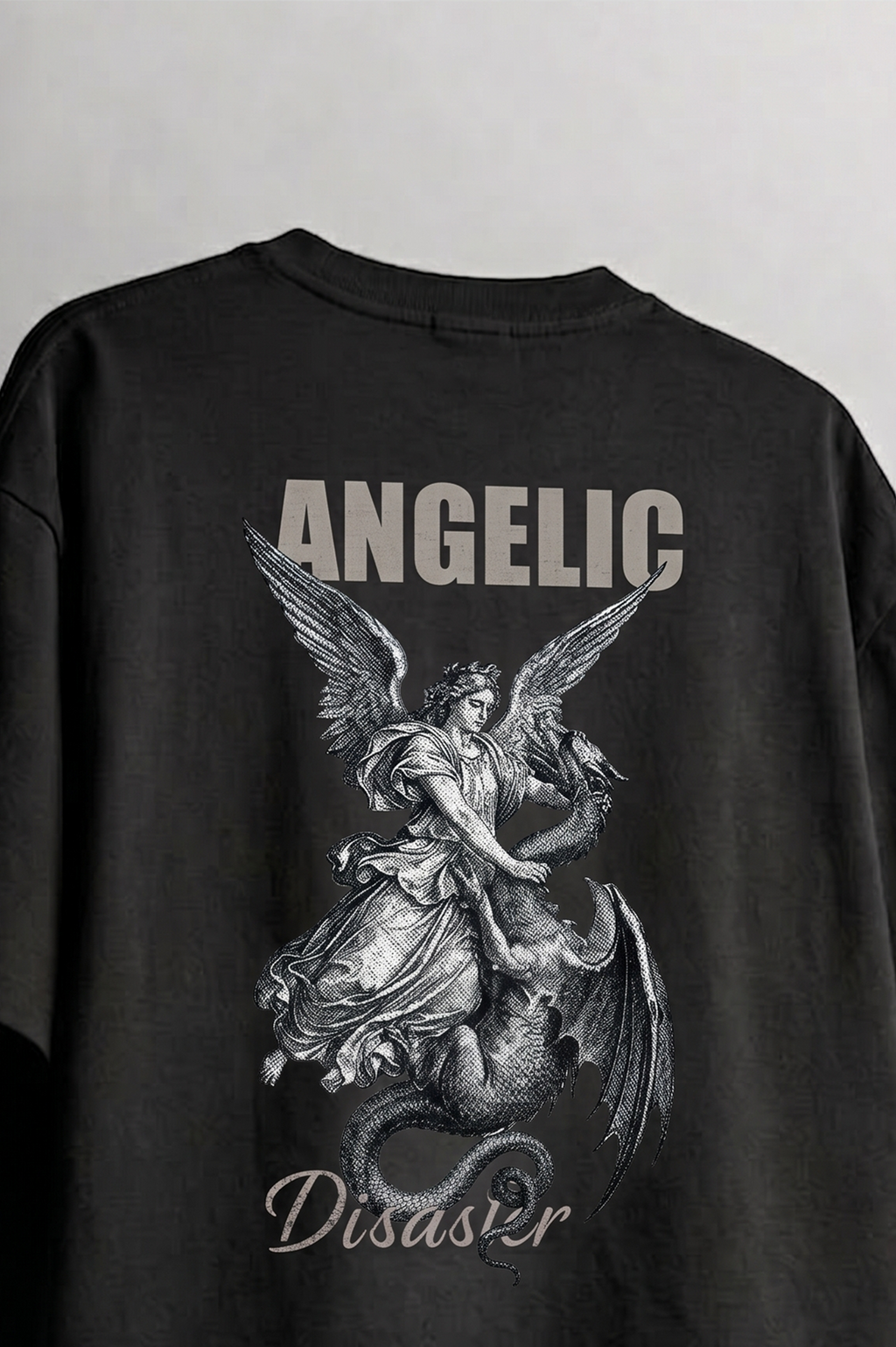Dark Halo Oversized Graphic T-Shirt