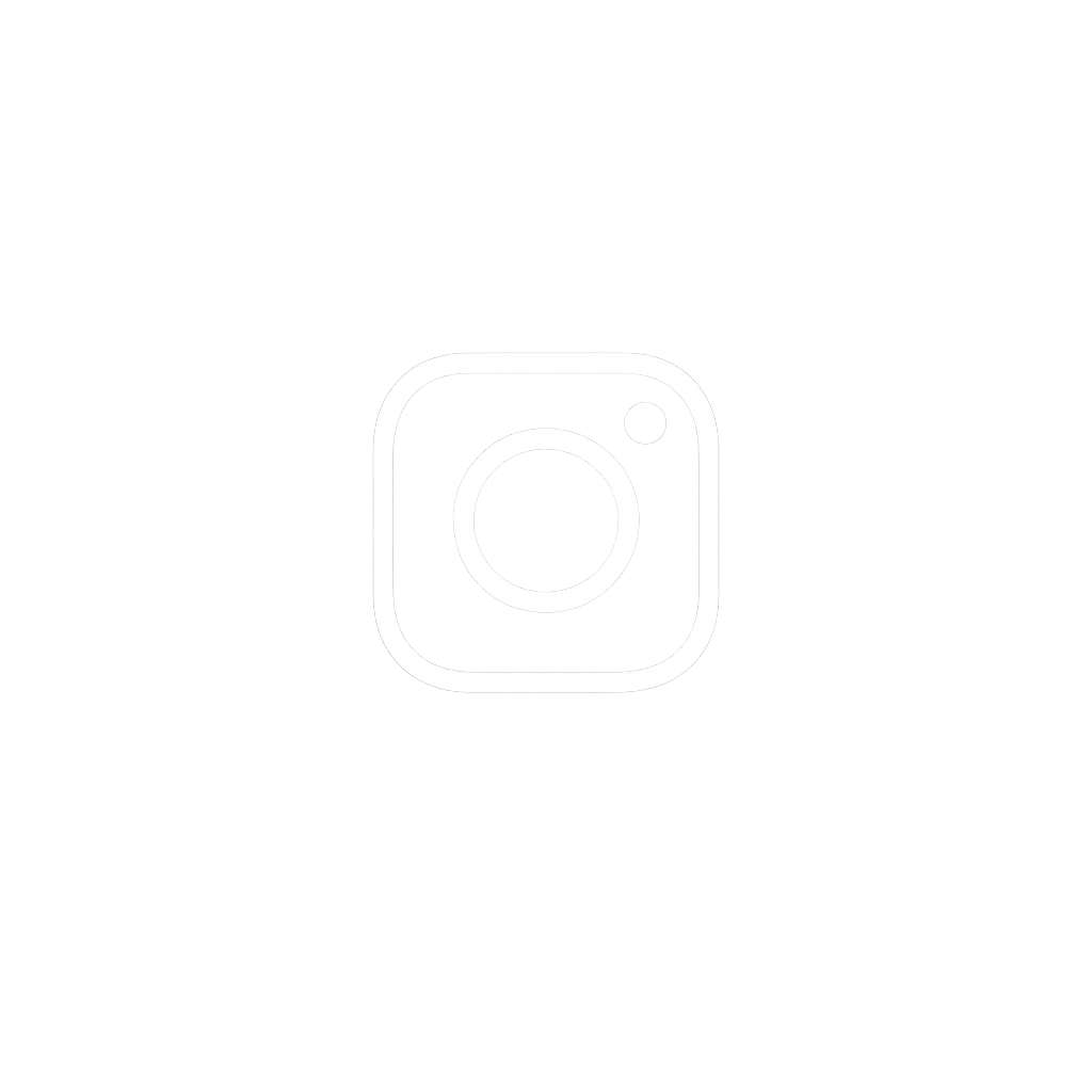 Glowing Instagram logo icon on a dark gradient background, minimalist social media design