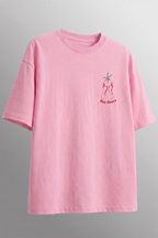 Red String Oversized Graphic T-Shirt