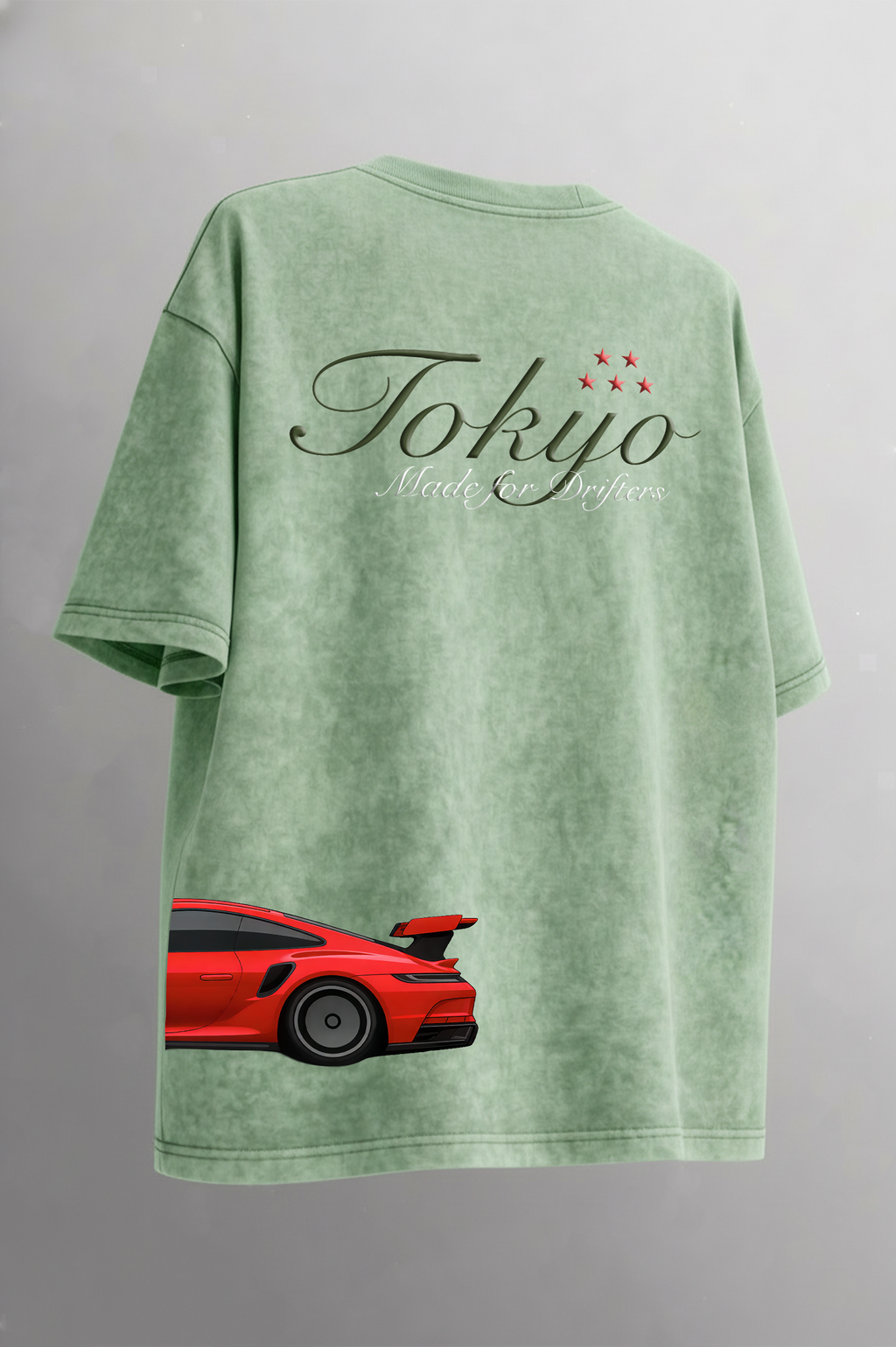 Tokyo Drift Oversized Graphic T-Shirt