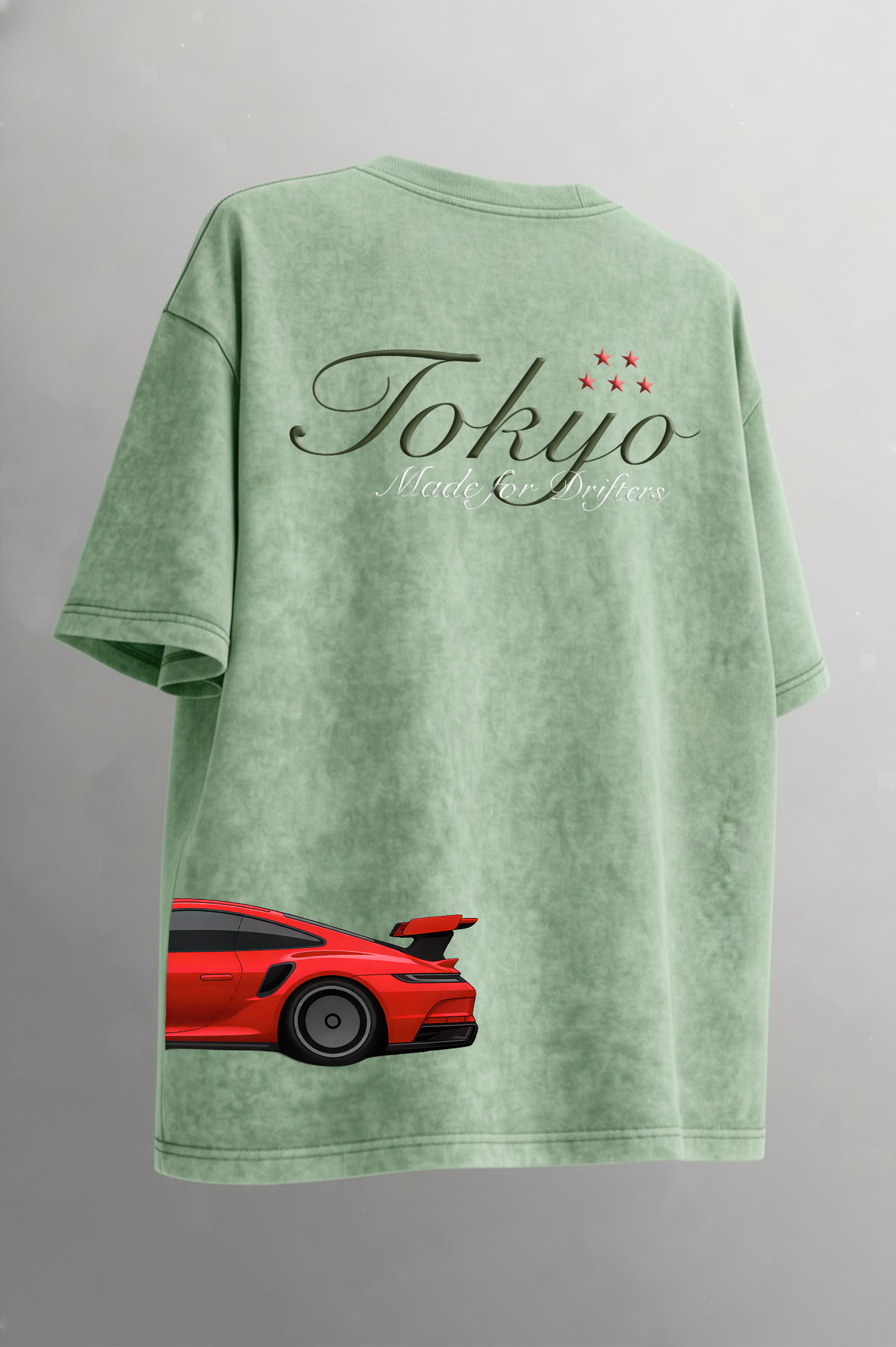 Tokyo Drift Oversized Graphic T-Shirt