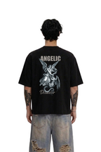 Dark Halo Oversized Graphic T-Shirt